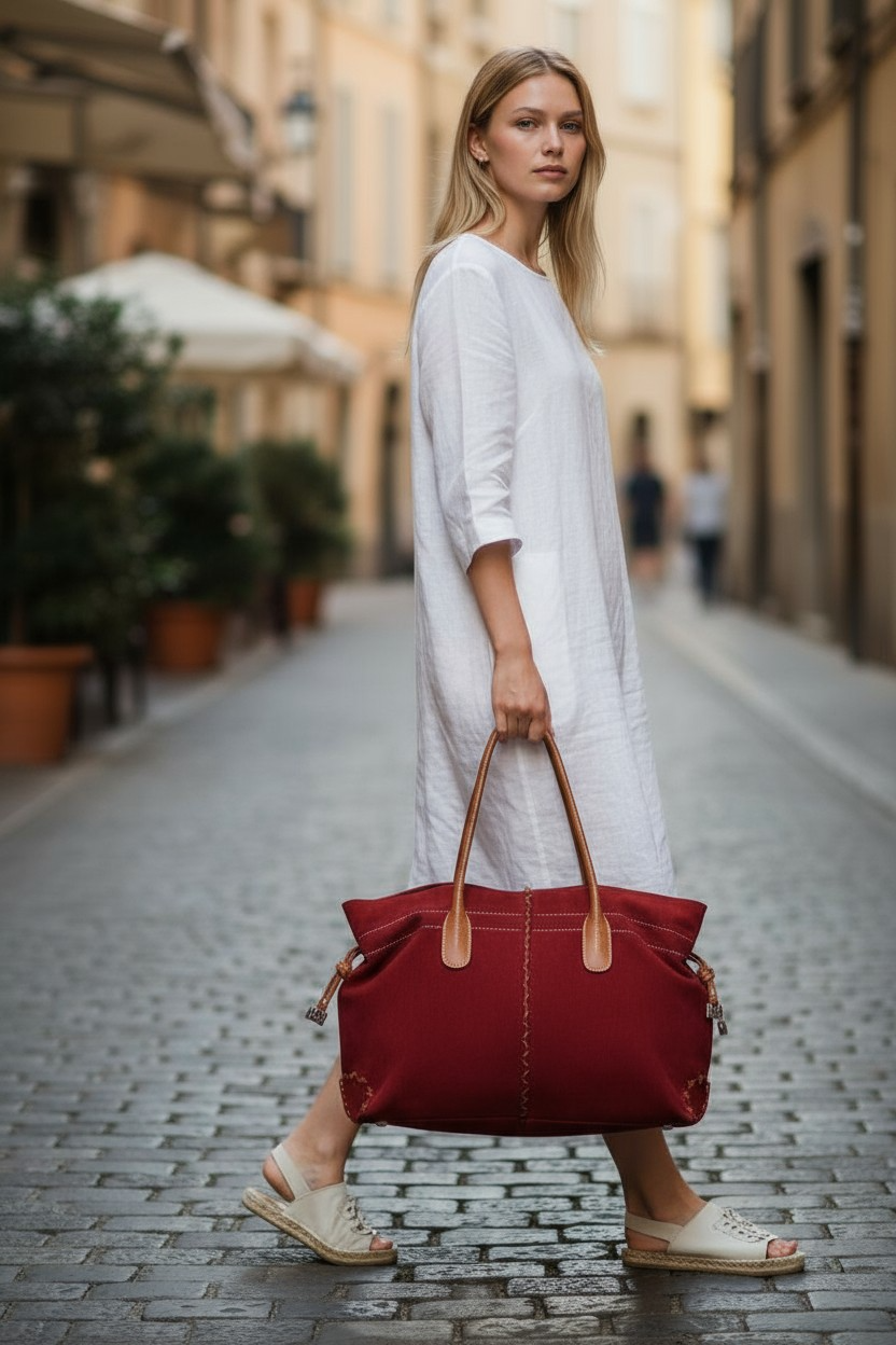 Tod's Di Bag in Red Suede Leather Discontinued bag / sac / tasche