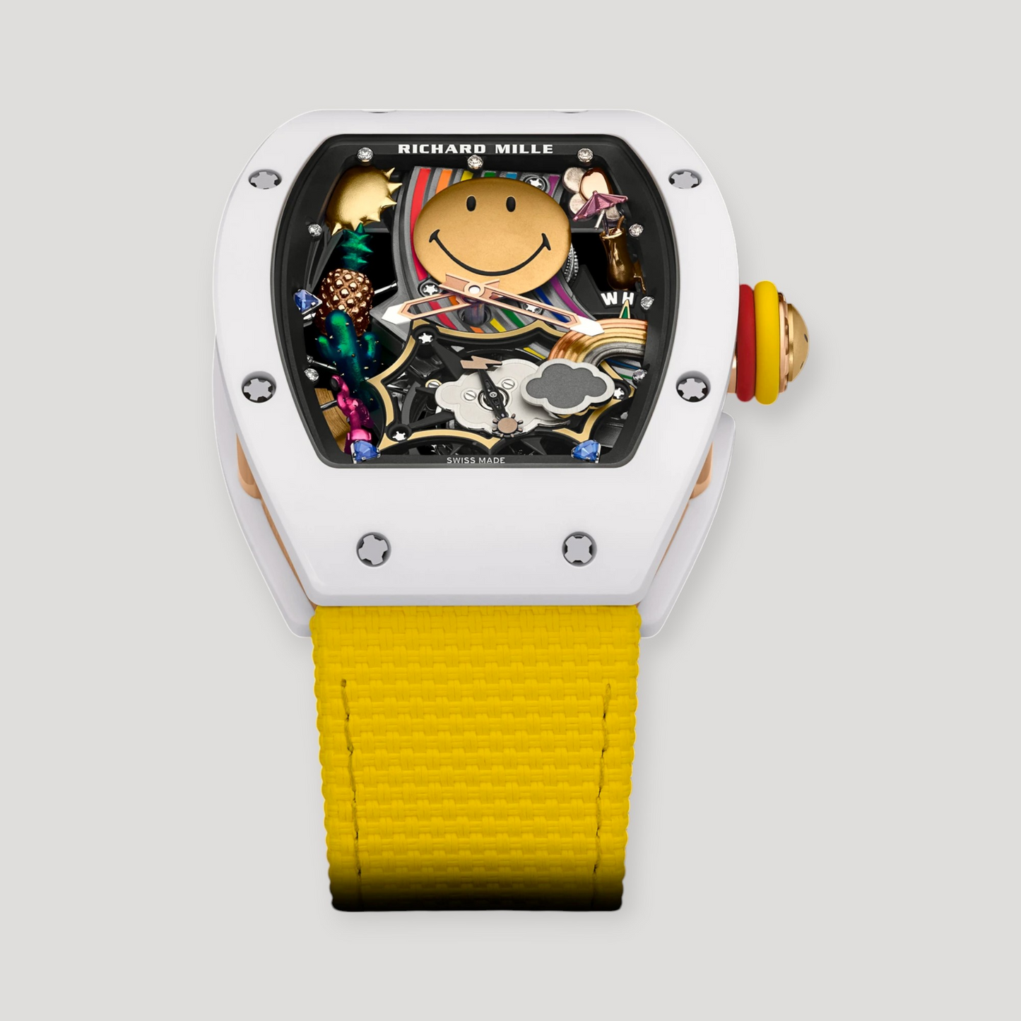 Richard MiIle RM 88. Smiley automatic tourbillon New Full Set Limited Ed to 50
