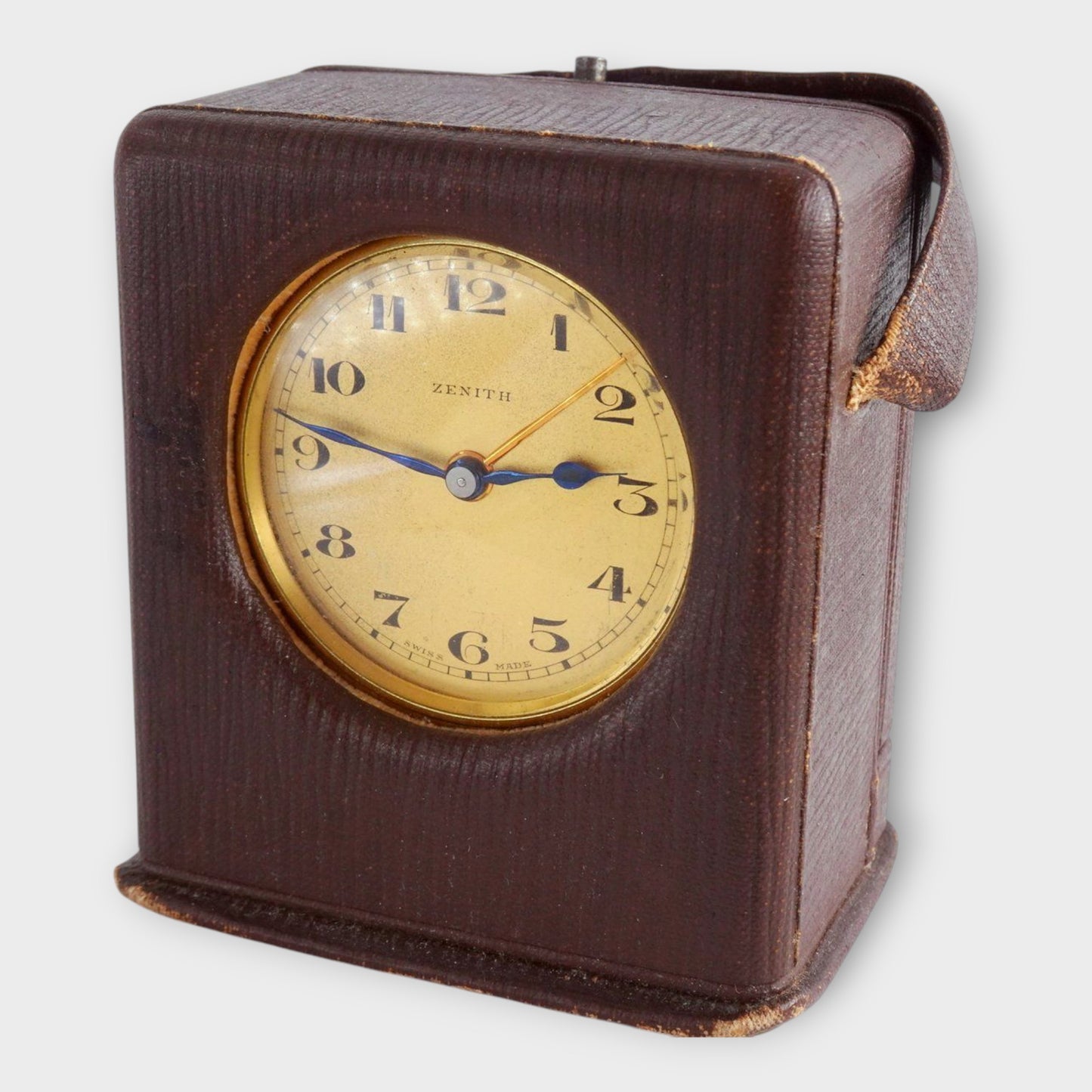Zenith Rare Art Deco Alarm Desk Clock ca 1920'