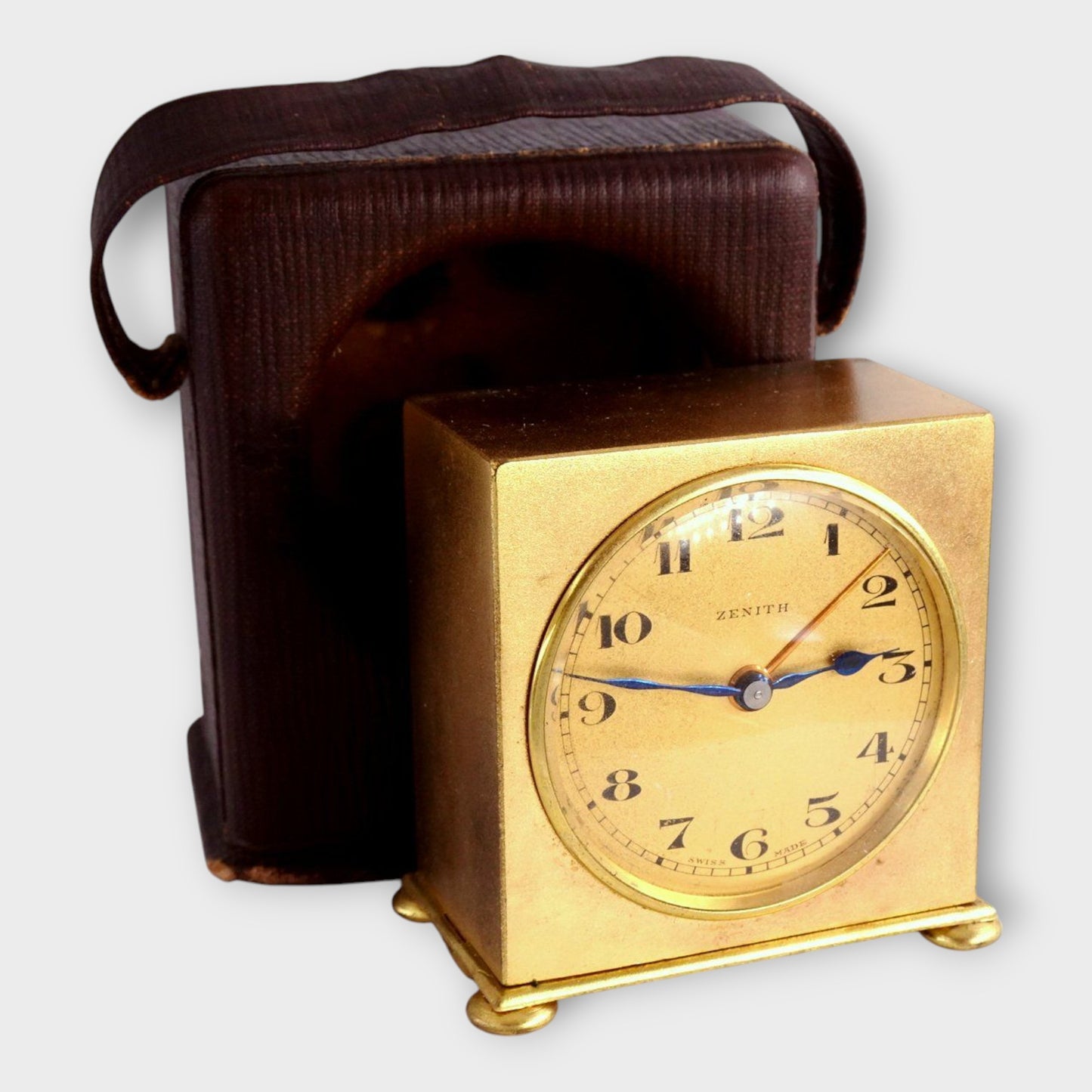 Zenith Rare Art Deco Alarm Desk Clock ca 1920'