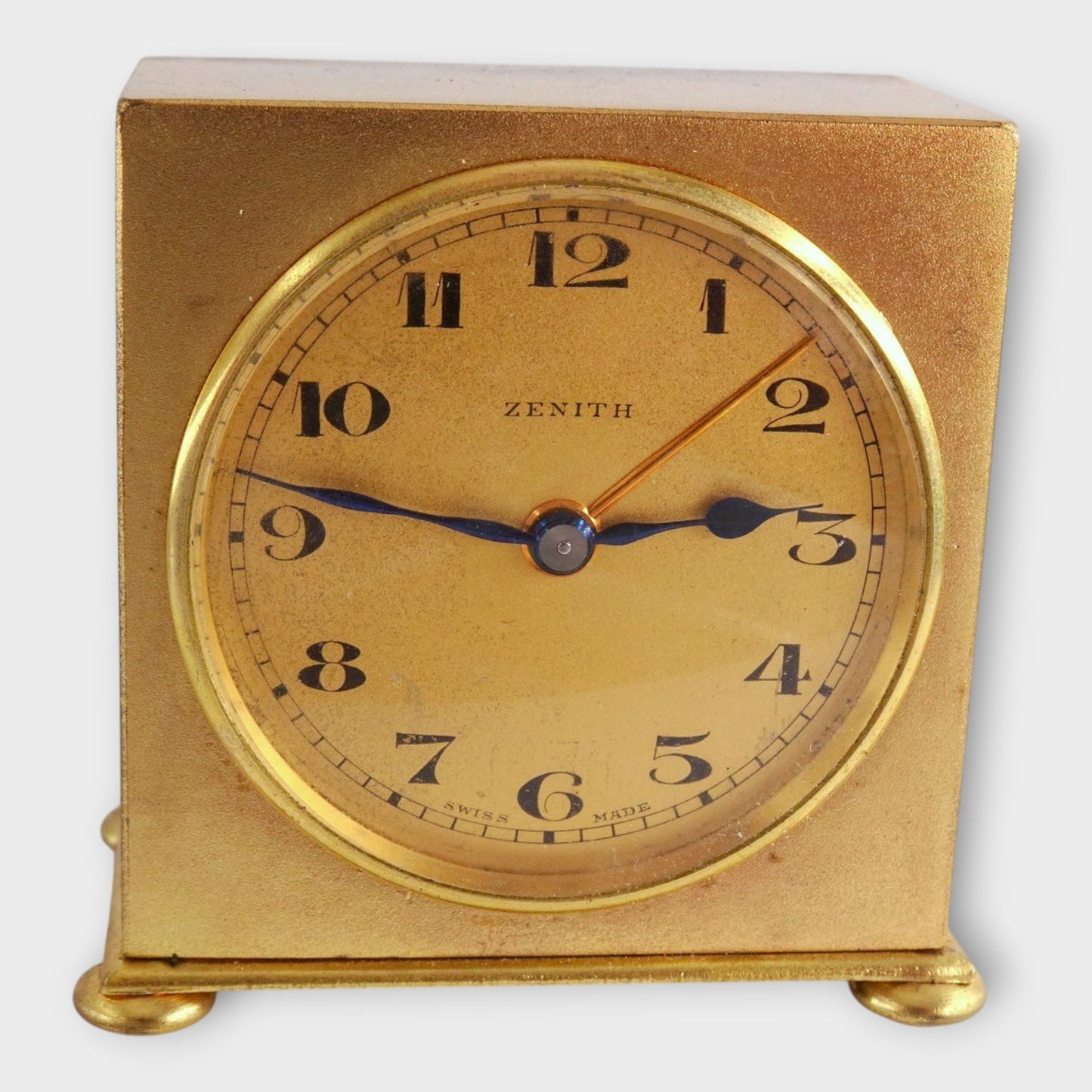 Zenith Rare Art Deco Alarm Desk Clock ca 1920'