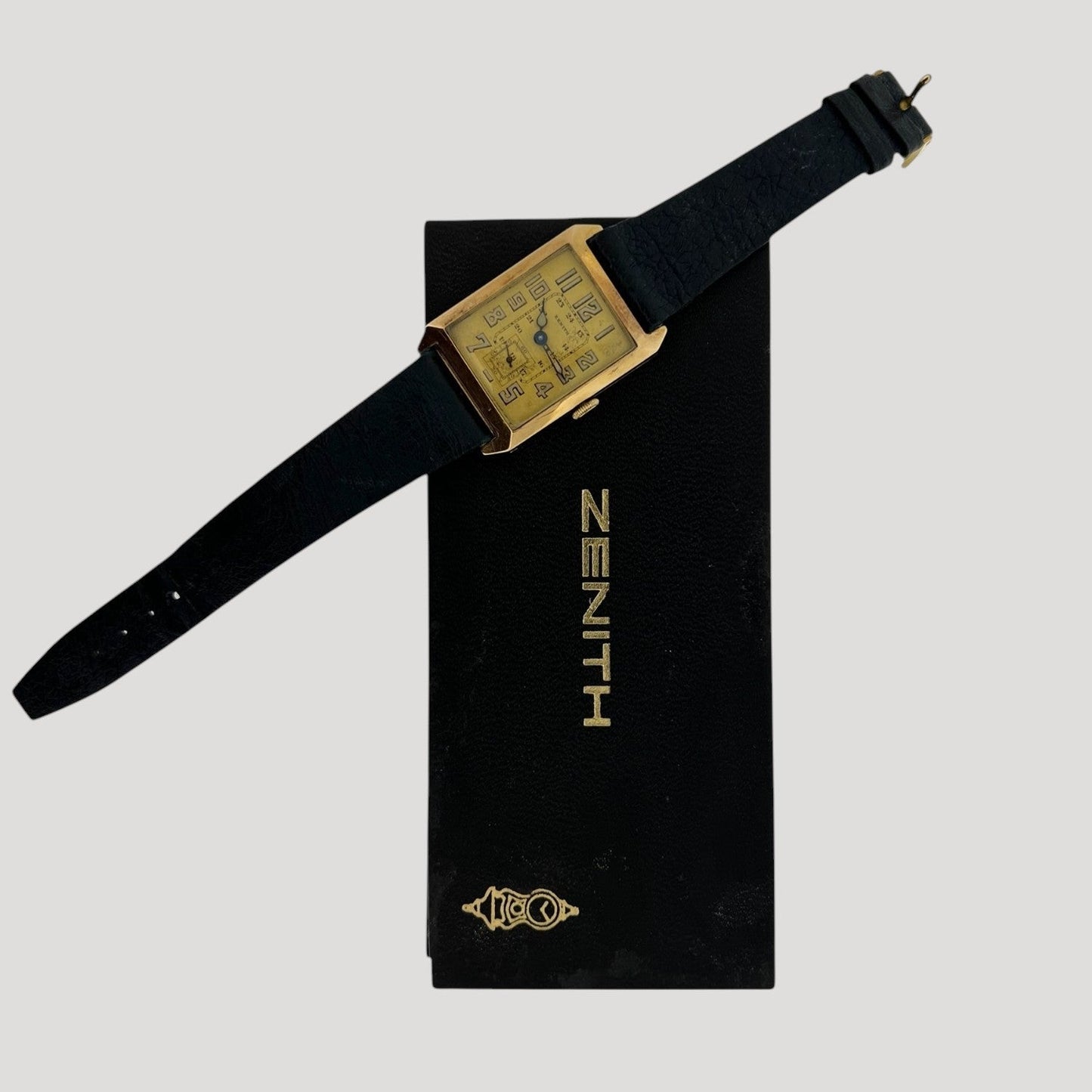 zenith gold vintage watch
