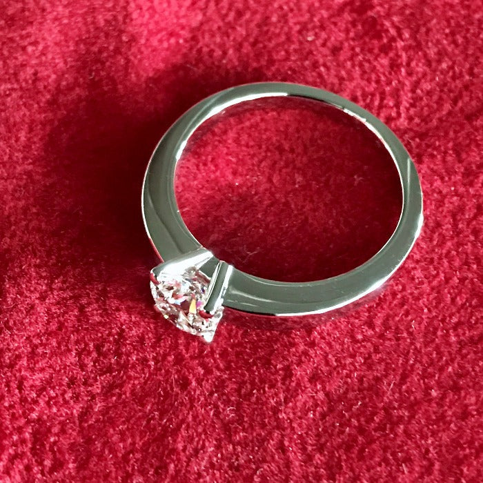 Cartier Solitaire, platinum 18k, diamond size 0.70&nbsp;carat