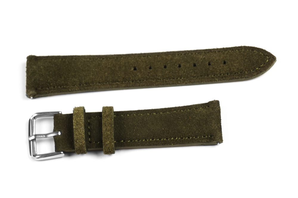 Nato Classic Suede Moss Green (18 mm) NEW Band / Strap/ Bracelet