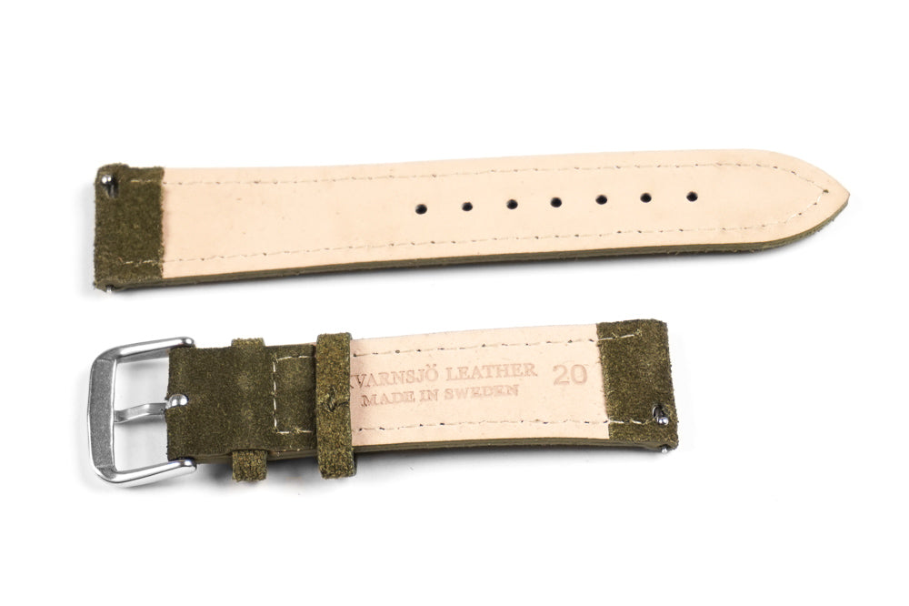 Nato Classic Suede Moss Green (16 mm) NEW Band / Strap / Bracelet