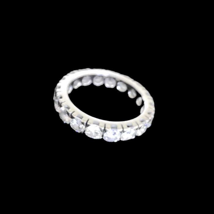 Full Diamonds 18k White Gold Ring