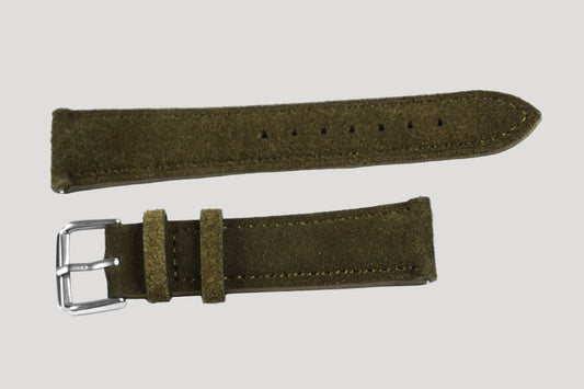 Nato Classic Suede Moss Green (16 mm) NEW Band / Strap / Bracelet