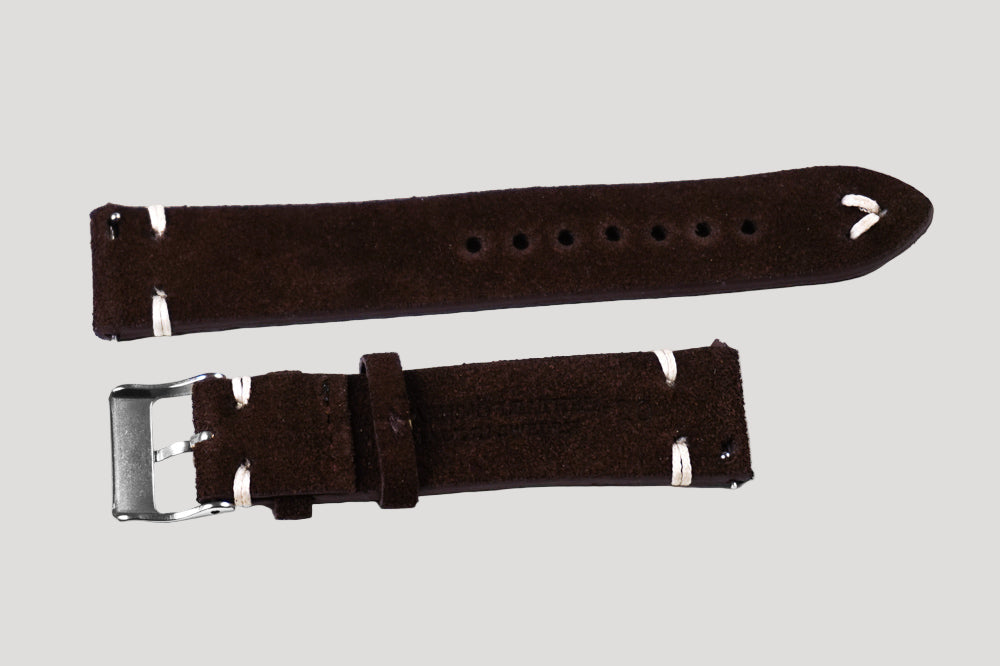 Nato Vintage Chocolate Brown Suede (16mm) NEW Band / Bracelet/ Strap