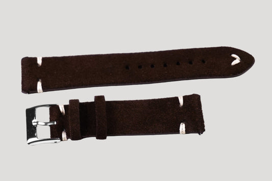 Nato Vintage Chocolate Brown Suede (16mm) NEW Band / Bracelet/ Strap