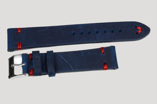 Nato Vintage Midnight with red stitching NEW Band/ Bracelet/ Strap