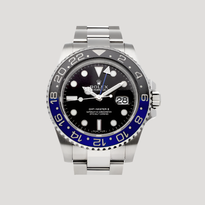 Rolex GMT 'Batman' Reference 116710BLNR Full Set 24time chrono24, batman new full set