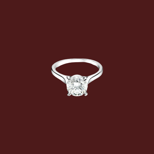Cartier Solitaire, platinum 18k, diamond size 0.70 carat